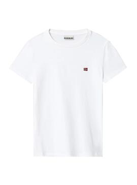 T-Shirt Napapijri Salis Branco para Menino