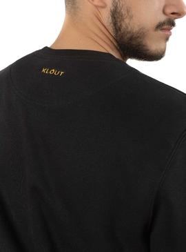 Sweat Klout Basic Preto para Homem