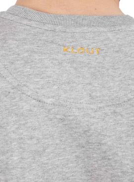 Sweat Klout Basic Cinza para Homem