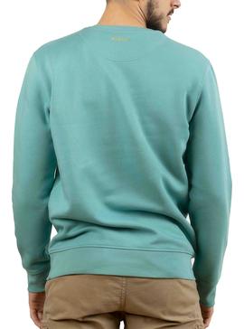 Sweat Klout Basic Turquesa para Homem 