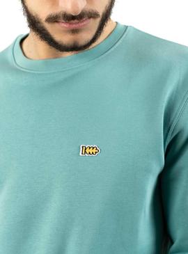Sweat Klout Basic Turquesa para Homem 