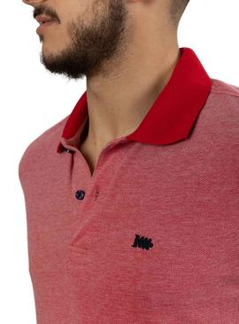 Polo Klout Vermelho para Homem