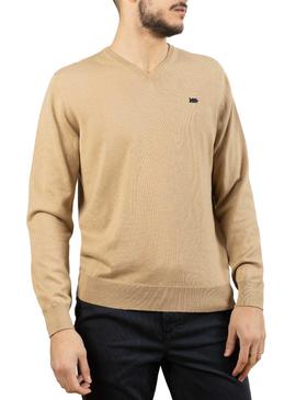 Camisola Klout Pico Camel para Homem