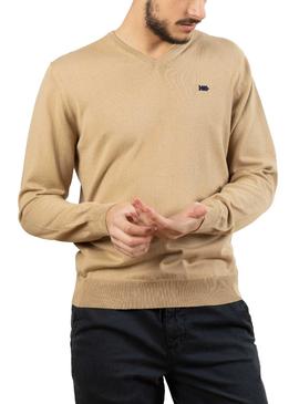 Camisola Klout Pico Camel para Homem
