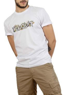 T-Shirt Klout Branco Millan Silvestre Homem