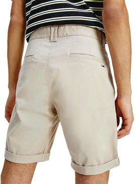 Bermuda Tommy Jeans Scanton Chino Bege Homem