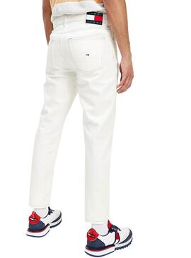 Calças Tommy Jeans Dad Jean Branco Homem