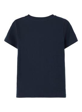 T-Shirt Name It Faust Azul Marinho para Menino