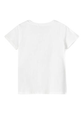 T-Shirt Name It Fisummer Branco para Menina