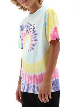 T-Shirt Vans Tie Dye Easy Multicolor para Menino