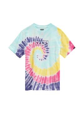 T-Shirt Vans Tie Dye Easy Multicolor para Menino