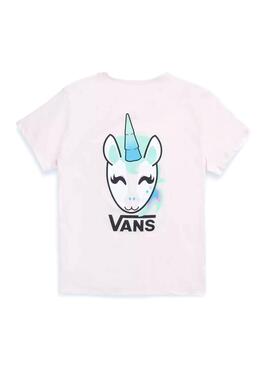 T-Shirt Vans Disco Unicorn Branco para Menino