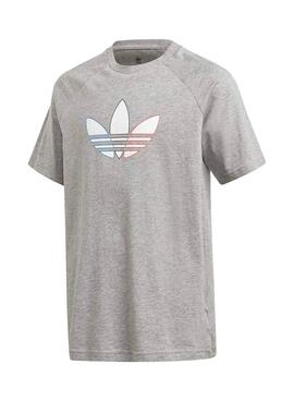 T-Shirt Adidas Adicolor Graphic Cinza para Menino