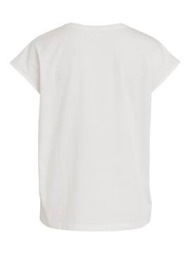 T-Shirt Vila Vicoliba Branco para Mulher