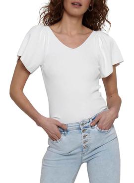 T-Shirt Only Leelo Branco para Mulher