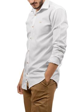 Camisa Klout Lino Branco para Homem