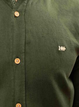 Camisa Klout Lino Carballo Verde para Homem