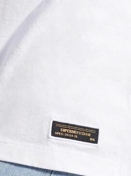 T-Shirt Superdry Military Narrative Branco Mulher