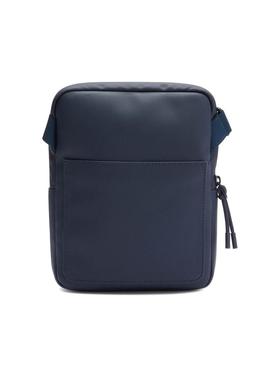 Bolsa Lacoste Flat Crossover Azul Marinho para Homem