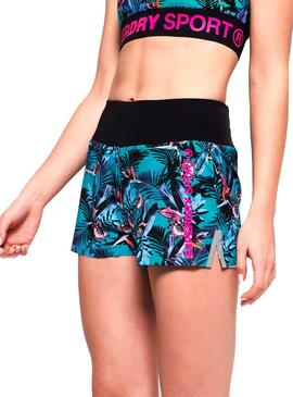 Shorts Superdry Ativo Tropical Mulher