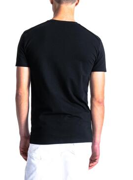 T-Shirt Antony Morato Stretch Preto para Homem