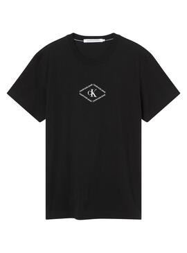 T-Shirt Calvin Klein Monotriangle Preto Homem