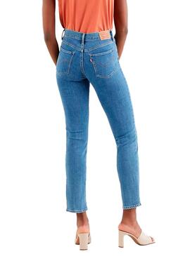 Jeans Levis 314 Shaping  Azul para Mulher