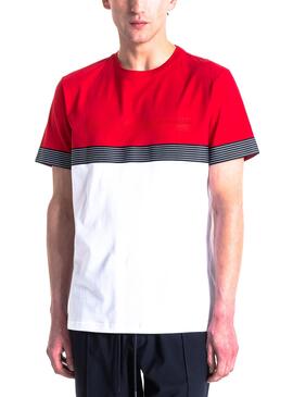 T-Shirt Antony Morato Rubber Print Vermelho Homem