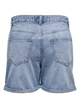 Short Only Phine Azul para Mulher