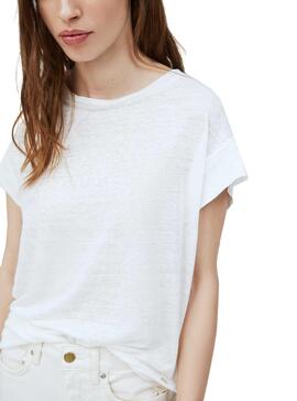 T-Shirt Pepe Jeans Cleo Branco para Mulher