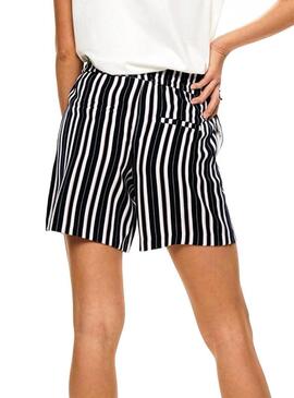 Shorts Only Piper Azul Marinho Mulher