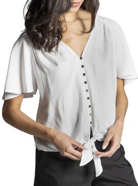 Camisa Naf Naf Buttons Branco para Mulher