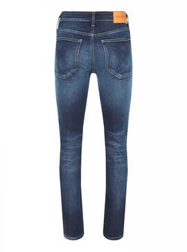 Jeans Calvin Klein Skinny Azul Homem
