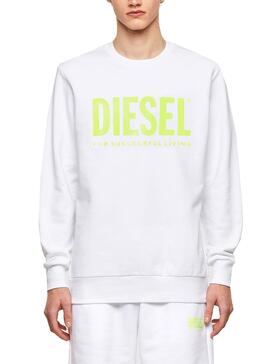 Sweat Diesel S-GIR-DIVISION Branco para Homem