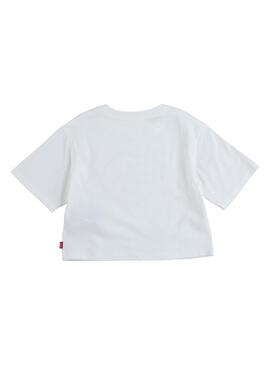 T-Shirt Levis High Rise Tee Branco para Menina