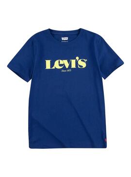 T-Shirt Levis Graphic Tee Azul Escuro para Menino