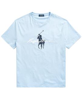 T-Shirt Polo Ralph Lauren Elite Blue para Homem