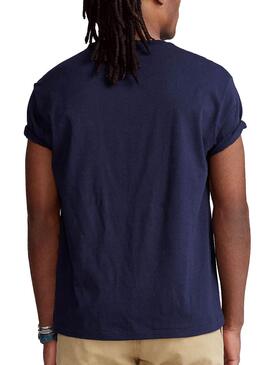 T-Shirt Polo Ralph Lauren Cruise Azul Marinho Homem