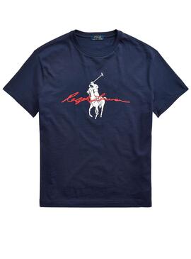 T-Shirt Polo Ralph Lauren Cruise Azul Marinho Homem
