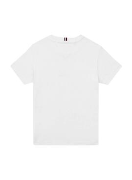 T-Shirt Tommy Hilfiger Logo Branco para Menino