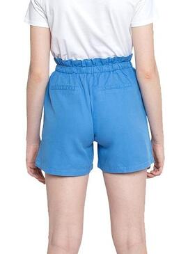 Short Pepe Jeans Nell Azul Claro para Mulher