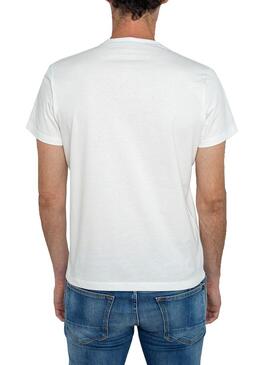 T-Shirt Pepe Jeans Godric Branco para Homem