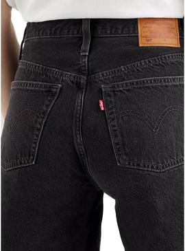 Bermuda Levis 501 Mid Preto para Mulher