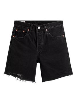 Bermuda Levis 501 Mid Preto para Mulher