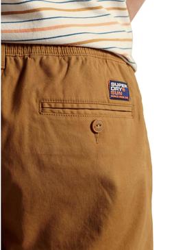 Bermuda Superdry Sunscorched marrom para Homem