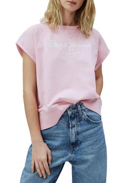 T-Shirt Pepe Jeans Gala Rosa para Mulher
