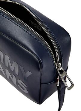Bolsa Tommy Jeans Camera Bag Azul Marinho para Mulher