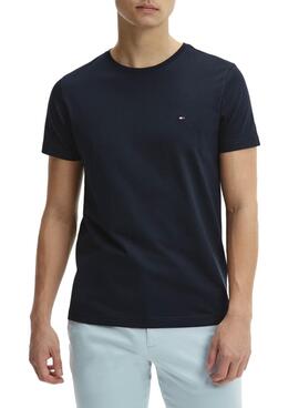 T-Shirt Tommy Hilfiger Essential Preto Homem