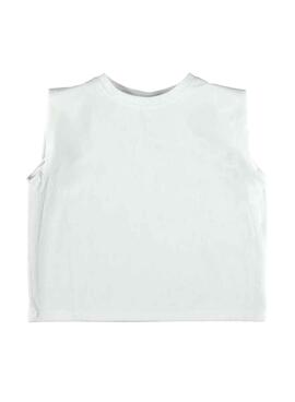 T-Shirt Name It Jueniz Branco para Menina