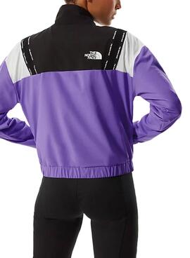 Casaca The North Face Wind Mountain Roxo Mulher